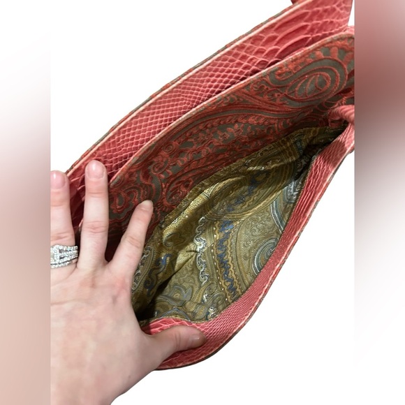 Vintage y2k HYPE alligator tote purse bag with embroidery front - Picture 8 of 12